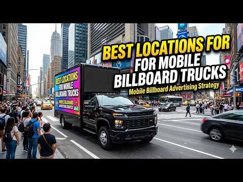 Where Should Mobile Billboard Trucks Drive? (Most Profitable Locations Revealed