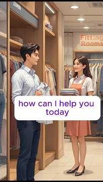 Clothes Shopping Dialogue: Assistant Helps Customer Choose a Shirt | Learn Daily English