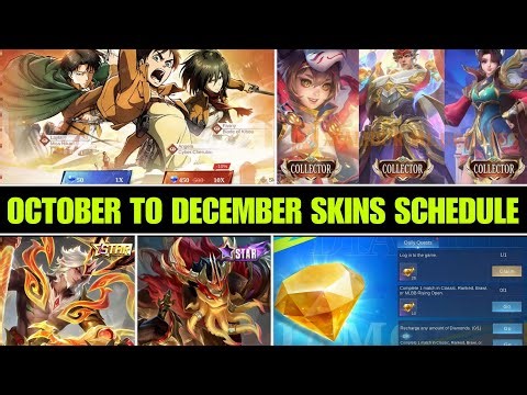 MLBB Upcoming Skins Schedule (Oct–Dec 2025) Free Atlas Skin, Tigreal Collector, Promo Diamonds Event