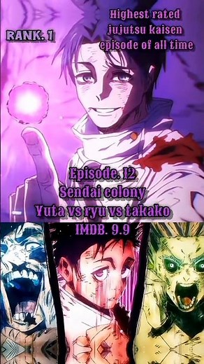 Jujutsu kaisen season 3 All episodes IMDB rating by ranking ||#jjk #jujutsukaisen #shortsfeed#anime