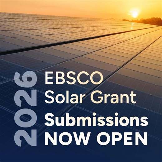EBSCO Solar Grant Program 2026 Now Open | EBSCO Information Services Middle East and North Africa posted on the topic | LinkedIn