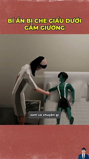 3.6M views · 83K reactions | Bí ẩn bị che giấu dưới gầm giường | CinoSubber #animation #hoathinh #haihuoc | CinoSubber | Facebook