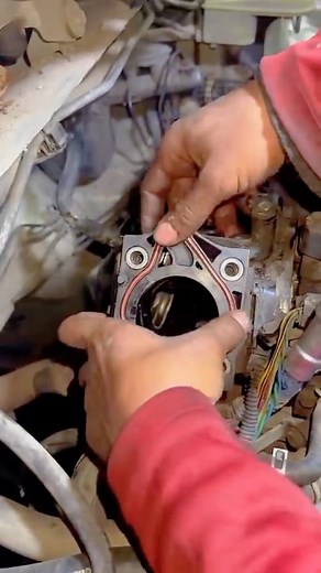 Throttle body installing process for mechanics. Follow my profile for daily automotive videos. #car #vehicles #fyp #reels #mechanic #automotive #fuel #engine #mechanicalengineering #viral | MD Mohsin Hasan Munna