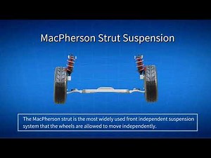 How Macpherson Strut Suspension works?