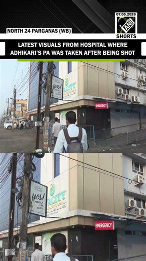 Latest visuals outside hospital where Suvendu Adhikari’s PA was taken after Madhyamgram shooting