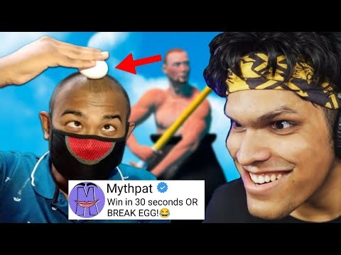 Mythpat Challenge Me To Win Getting Over It In 30 Seconds