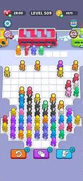 Bus Jam Level 509 Gameplay Walkthrough