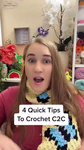 4 Quick Tips to learn Color Changes in C2C and the last one is the most important 😀 🧶 You can get "C2C Crochet Made Easy" with 71 patterns and graphs, 7 stitch tutorials and 13 videos! 🧶 See the LINK in my BIO, on my website click the magnifying glass 🔍 and search "c2c" for the collection of all the patterns! ❤️ Remember to save the video (bookmark) and share it (airplane) with your crochet friends..Use the code 10C2C for $10 off - only till Wednesday!...#crochet #nickishomemadecrafts #croch