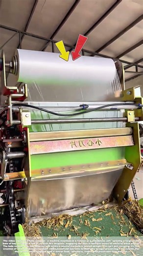 Wrapping the Bale: How a Machine Seals Silage in Plastic for Perfect Fermentation