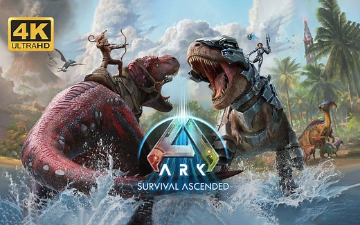 【方舟：生存飞升】4K 最高画质 全流程生存演示 虚幻5高清重置版方舟 - ARK：Survival Ascended