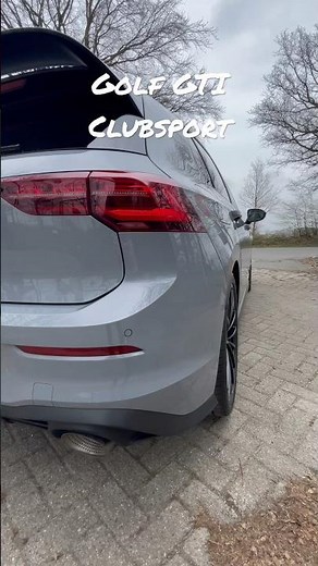 How does it sound? 😯💥👀 VW Golf 8 GTI Clubsport 45