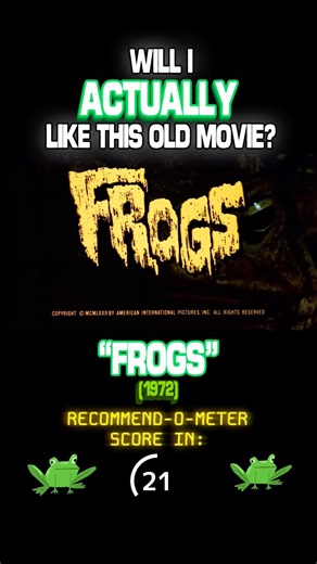 Will I Actually Like This Old Movie? “Frogs” (1972) #movieclips #movie #moviereview #film #horror
