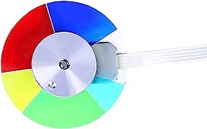 Projector Color Wheel Compatible with Optoma Dlp Color Wheel 6 Segment For Optoma HD141x, HD26, HD142X, GT1080, HD27