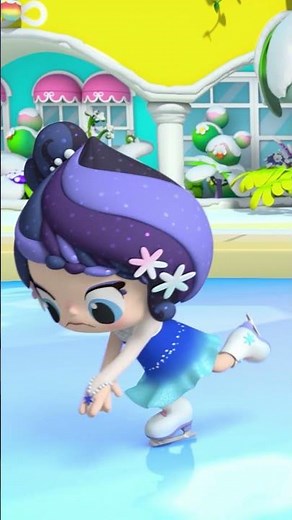 Christmas Cartoon for Kids! ⛸️ Ice Skating in Winter! ❄️ Bubble's Hotel 🫧