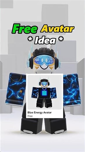 Free blue avatar *idea* #freerobux #roblox
