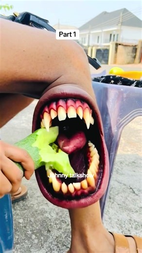 Eating with her leg. Part 1