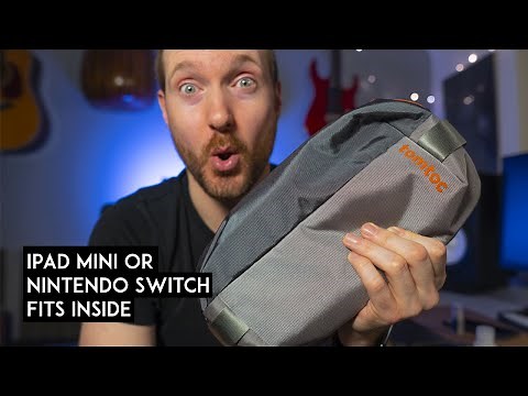 TomToc Compact EDC Sling Bag Space Grey - What Fits Inside?