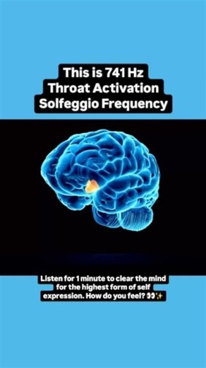 16K views · 792 reactions | This is 741 Hz Frequency, associated with the throat chakra for self expression & elimination of negativity. Listen at a comfortable volume for a minute. How do you feel? ️ Namaste  Subscribe on YouTube for full meditations ❤️ #solfeggio #solfeggiofrequencies #meditation #meditationmusic #741hz #mentalhealth #brainwaves #soundhealing #frequency #thetawaves #binauralbeats | 5D Waves | Facebook