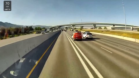 Video shows UTA bus slamming into car following I-15 accident