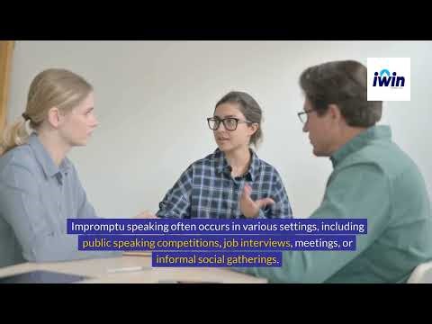 How to Speak Without Preparation | Impromptu Speaking for Students