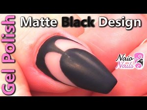 Gel Polish Design With Naio's Matte Top Coat