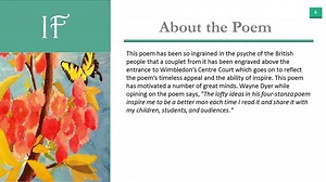 IF by Rudyard Kipling- Summary and Analysis