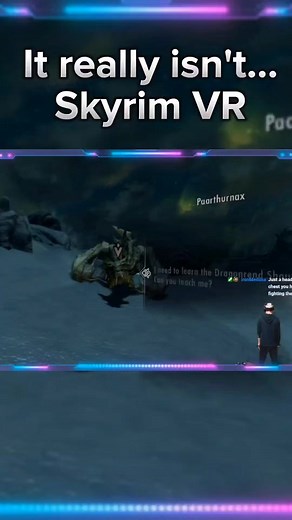 1.3M views · 43K reactions | It really isn't 藍 #skyrim #skyrimvr #vr #gaming | Stevie The Savage | Facebook
