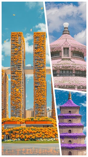 84K views · 162 reactions | Spring covers China's landmarks in petals! From Beijing and Xi'an to Chongqing, this #AI-generated video wraps these iconic landmarks in a stunning cascade of flowers to embrace this beautiful season. See the beauty unfold! #QingmingFestival #ChinaTravel #Flower | China Plus Culture | Facebook