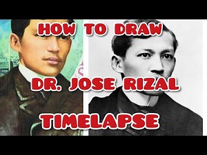 HOW TO DRAW JOSE RIZAL | JOSE RIZAL TIMELAPSE DRAWING | VERY EASY JOSE RIZAL DRAWING