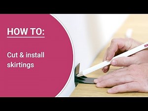 Instructions: Cutting and installing skirtings yourself
