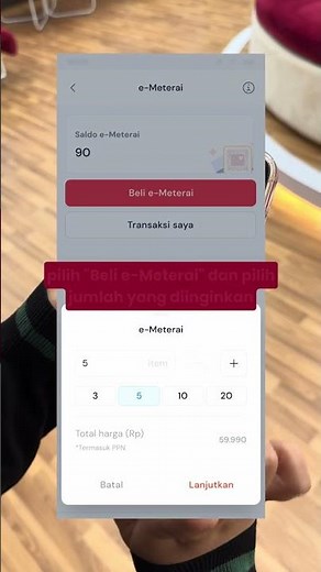 Cara Pembelian e-Meterai di Privy