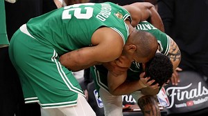 Jayson Tatum celebrated Celtics' championship with emotional reaction reminiscent of Kevin Garnett