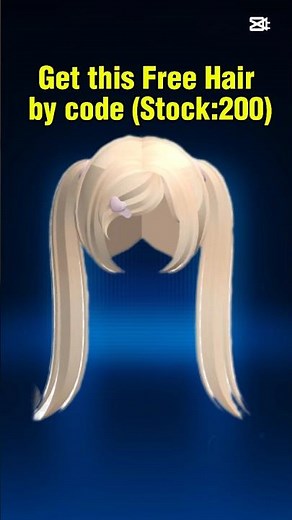 Free sweet valentine pigtails hair by code || Free Roblox Limited UGC #roblox #shorts #freebies_lina