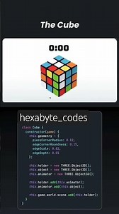 🧊✨ Built a stunning 3D Cube using only HTML, CSS & JavaScript! 🚀