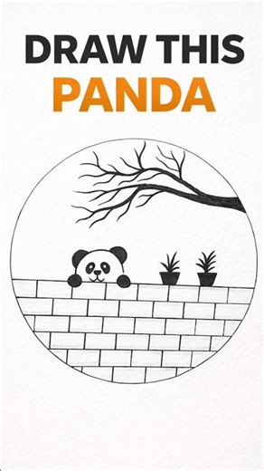 Easy Panda Drawing Anyone Can Make