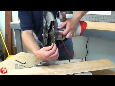 How to Replace the Blade on a Miter Saw--A Quick Fix