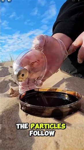 Real Life Venom! 👽 The Crazy Magnetic Liquid (Ferrofluid) #shorts