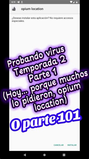 Probando virus en Opium Location – Temporada 2 Parte 1