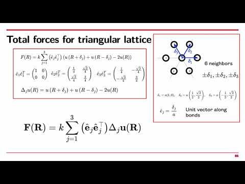 Phonons (5): triangular lattice