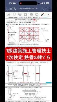 1級建築施工管理技士 1次検定 鉄骨工事 建て方