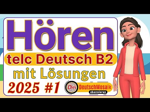 B2 Hören | Übung zur telc B2 Prüfung | Testtraining 2025