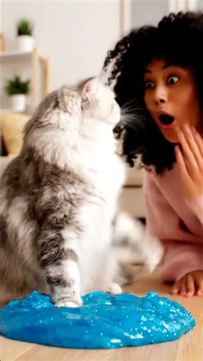 Unexpected Reaction: Cat vs. Smiling Owner 😼💥 飼い主に反撃する猫 😂 고양이의 깜짝 반응 🐾