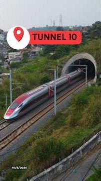 Tunnel 10 from and to Padalarang High Speed ​​Rail Station in West Bandung.