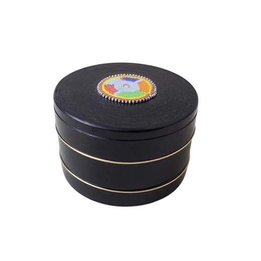 Handcrafted African Beaded Jewelry Box With Red Velvet Cushion | Wooden Trinket Box - Etsy