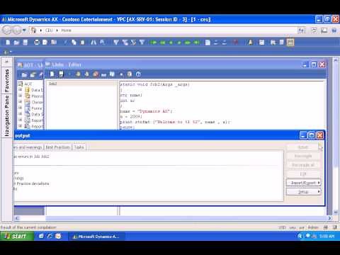 MS Dynamics AX X++ (String format, Sub String)