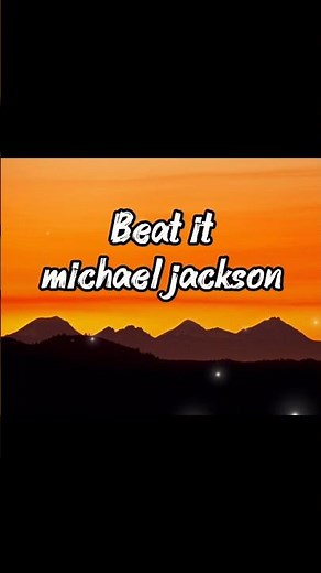 ⚡ Beat It – Michael Jackson 🔥 | 4K Lyrics Edit 🖤 #Shorts #lyrics #music #lyricsvideo