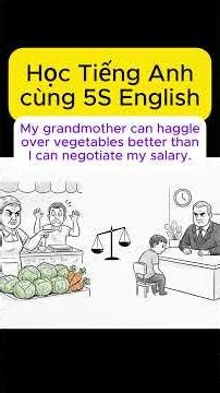 Haggle (verb) = Negotiating or Bargaining on price #learnenglish #englishvocabulary