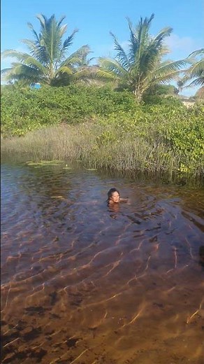 UMA LINDA MULHER EM UMA LINDA PRAIA NATURISTA UM PARAÍSO ESCONDIDO NO BRASIL AONDE FICA? #praia