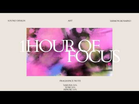 【1 hour of focus】night sakura — piano drifting through cold spring air