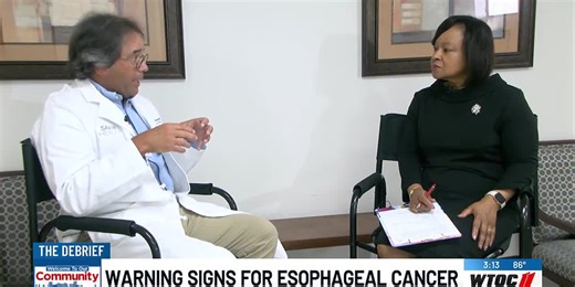 Warning signs for esophageal cancer